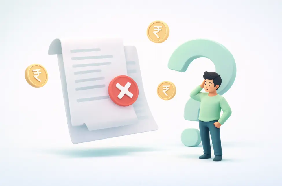 a man thinking if he can get a loan approval without income proof